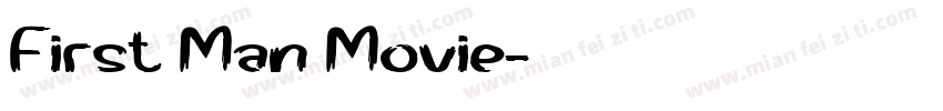 First Man Movie字体转换